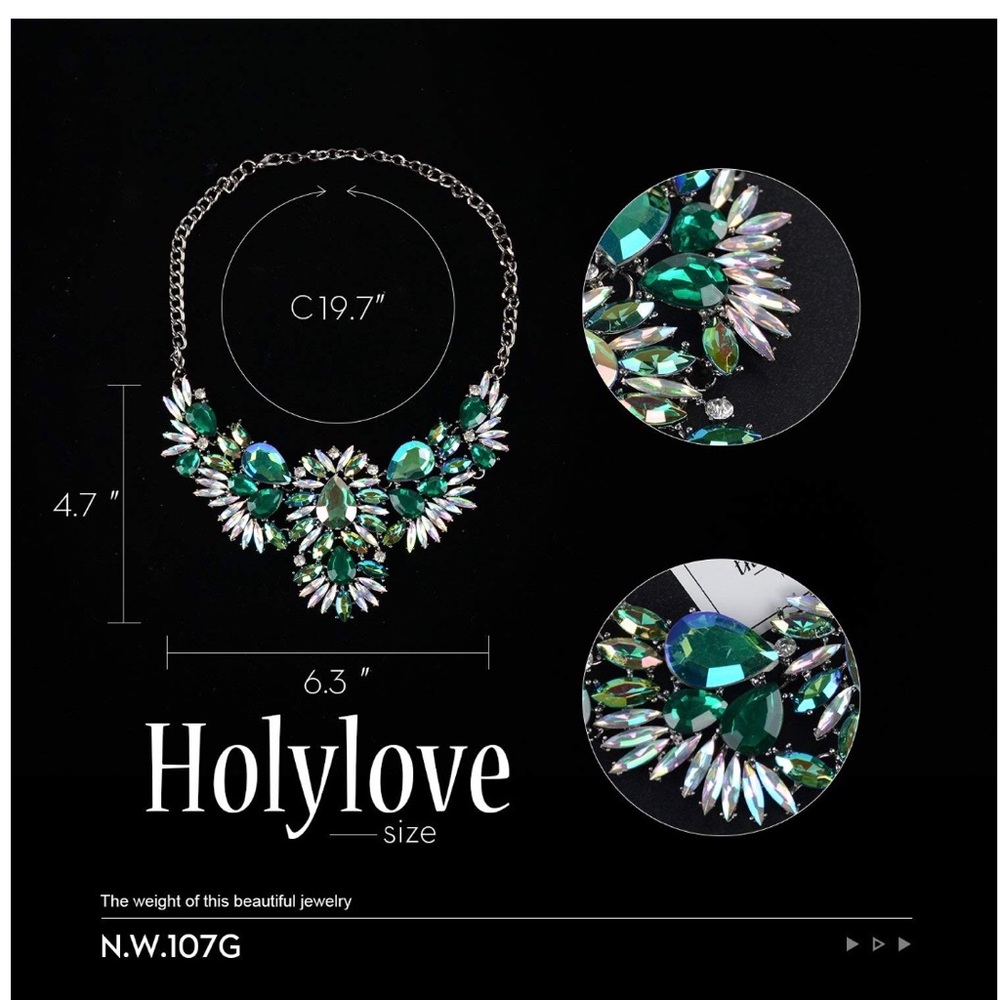 Statement bib necklace